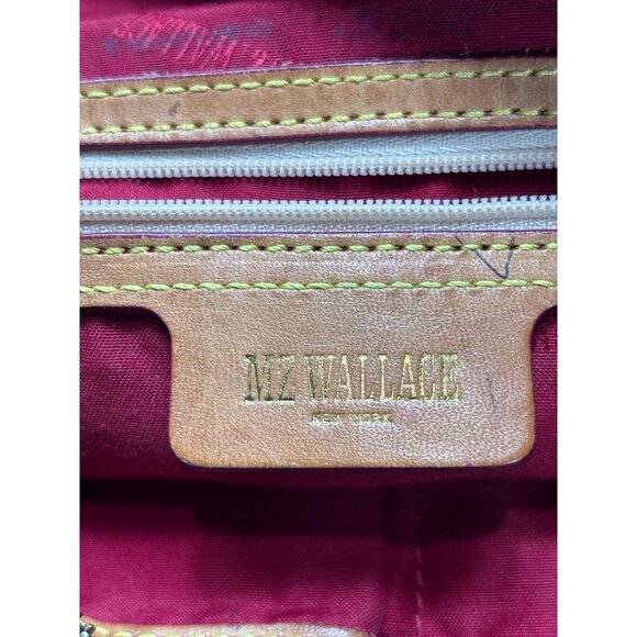 MZ Wallace Black Nylon Crossbody Bag With Red Interior - Picture 4 of 11